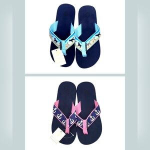 New Simply Southern Woven Print Sandals Flip Flops Women’s  Small 5.5-6.5